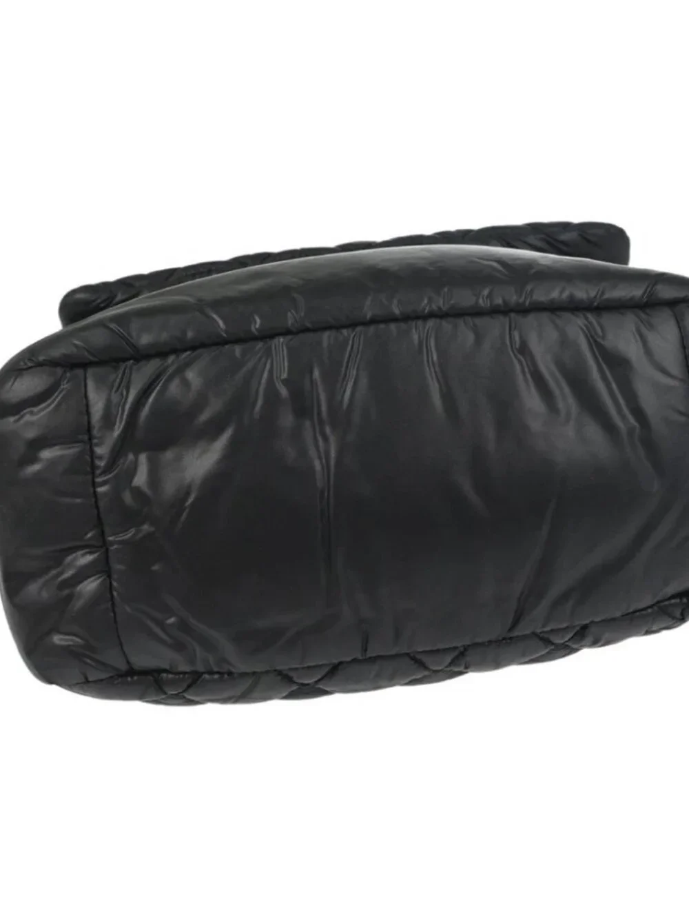 Chanel Black Quilted Nylon Coco Cocoon Messenger Shoulder Bag